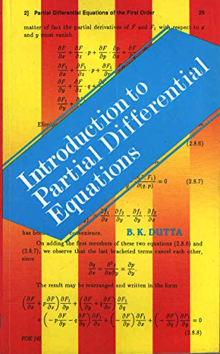 9788173815706: Introduction to Partial Differential Equations