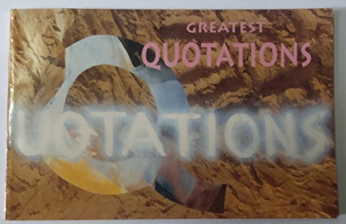 Stock image for Greatest Quotations for sale by Books Puddle