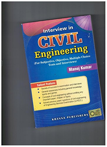 Stock image for Interview in Civil Engineering for sale by Books Puddle