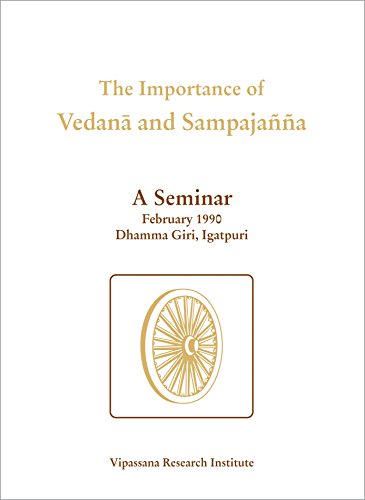 9788174142191: IMPORTANCE OF VEDANA AND SAMPAJANNA [Taschenbuch] by Vipassana Research Insti...