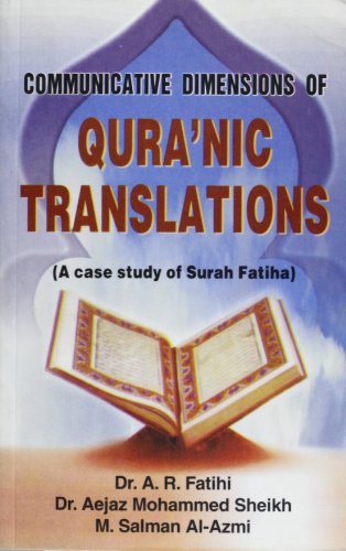 9788174352989: Communicative Dimension of Quranic Translations