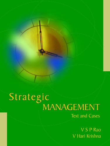 9788174463463: Strategic Management: Text and Cases