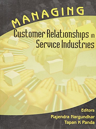 Beispielbild fr Managing Customer Relationship in Service Industries zum Verkauf von Wonder Book