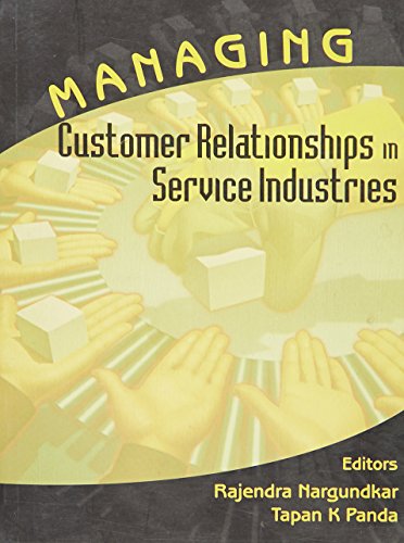 Stock image for Managing Customer Relationship in Service Industries for sale by Wonder Book