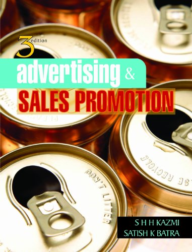 Stock image for Advertising and Sales Promotion, 3 ed for sale by Books in my Basket