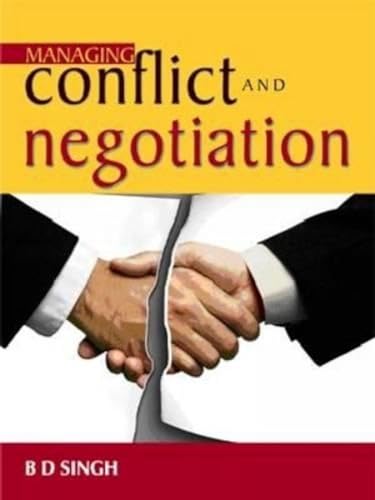Stock image for Managing Conflict and Negotiation for sale by Books in my Basket