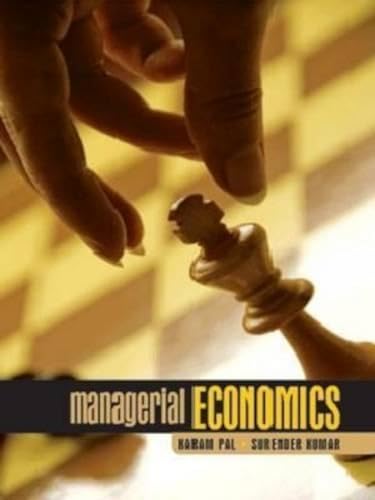 Imagen de archivo de Managerial Economics a la venta por Books in my Basket