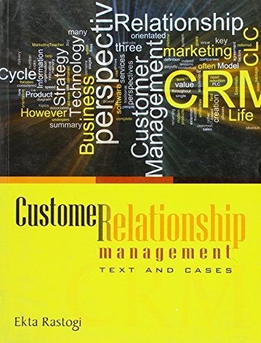 9788174469335: Customer Relationship Management: Text and Cases