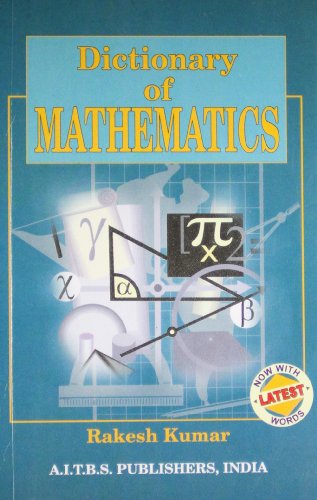 9788174734358: Dictionary of Mathematics, 2/Ed.