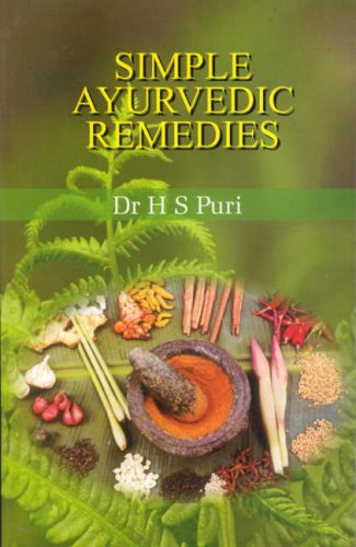 Imagen de archivo de Simple Ayurvedic Remedies a la venta por Michael Knight, Bookseller