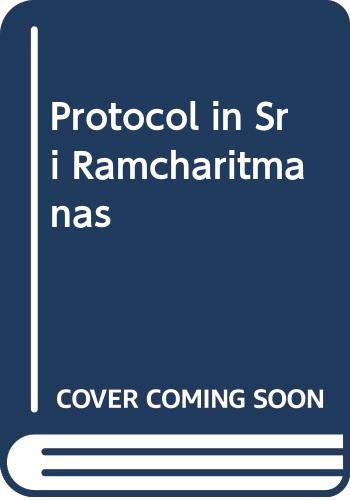 Stock image for Protocol in Sri Ramcharitmanas for sale by Books Puddle