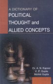 Imagen de archivo de A Dictionary of Political Thought and Allied Concepts a la venta por Books Puddle
