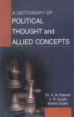 Stock image for A Dictionary of Political Thought and Allied Concepts for sale by Books Puddle