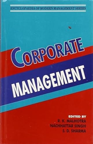 Imagen de archivo de Corporate Management a la venta por Books in my Basket