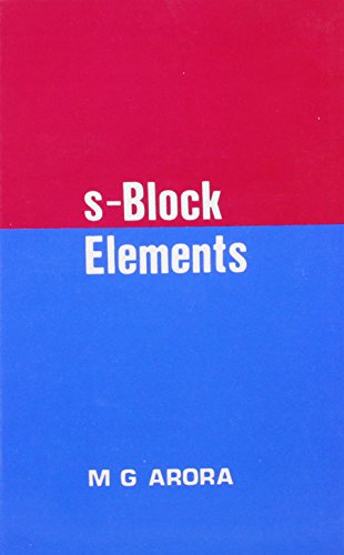 Imagen de archivo de S Block Elements a la venta por Books in my Basket