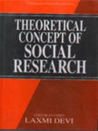Stock image for Theoretical Concept of Social Research for sale by Books in my Basket