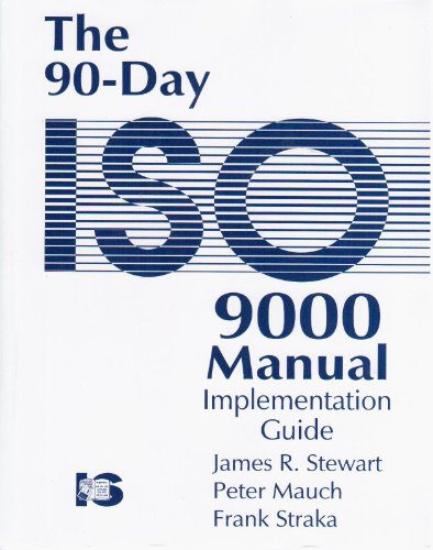 9788174890054: The 90-Day ISO 9000 Manual Implementation Guide