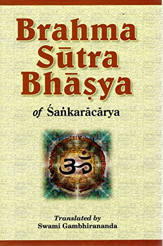 Beispielbild fr Brahma Sutra Bhasya Of Shankaracharya zum Verkauf von BooksRun