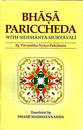 Imagen de archivo de Bhasa-Pariccheda with Siddhanta-Muktavali a la venta por Books Puddle