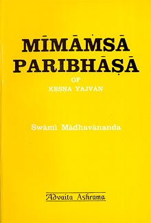 Stock image for Mimamsa-Paribhasa of Krsna Yajvan for sale by Books Puddle