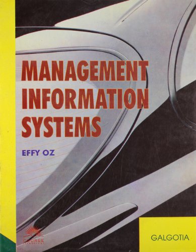 9788175152625: Management Information Systems