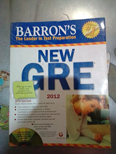 Beispielbild fr Barrons New GRE zum Verkauf von medimops