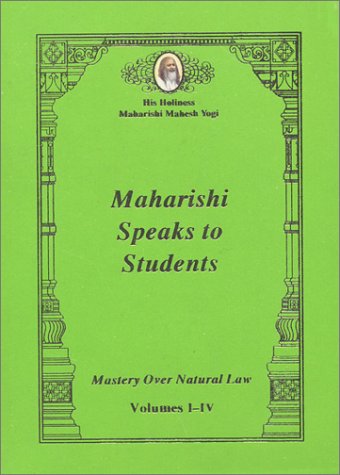 Stock image for Maharishi Speaks to Students: Mastery Over Natural Law for sale by Save With Sam