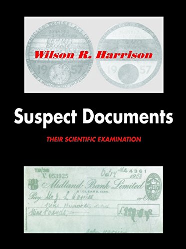 Imagen de archivo de Suspect Documents: Their Scientific Examination a la venta por Shalimar Books