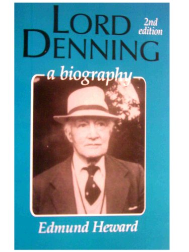 Beispielbild fr Lord Denning: A Biography zum Verkauf von WorldofBooks