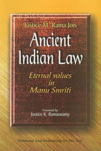 Stock image for Ancient Indian Law for sale by Artless Missals