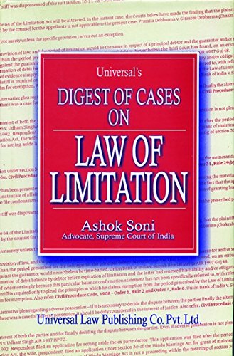 Stock image for Universal's Digest of Cases on Law of Limitation for sale by Majestic Books