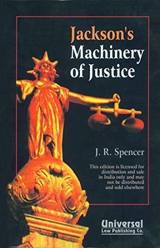 Beispielbild fr Machinery of Justice zum Verkauf von Majestic Books