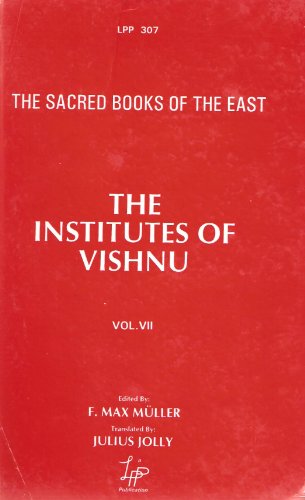 Beispielbild fr The Institutes of Vishnu zum Verkauf von Books Puddle