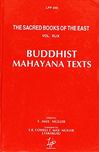 Imagen de archivo de Buddhist Mahayana Texts The Sacred Books of the East: Vol. 49 a la venta por Books in my Basket