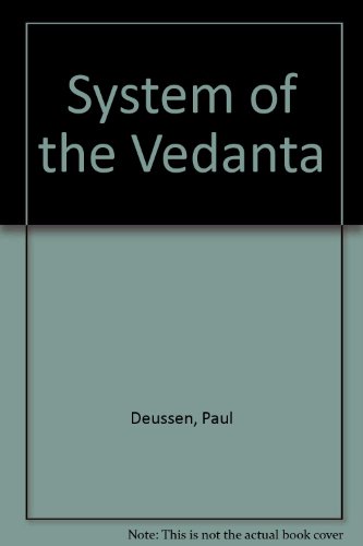 9788175361430: System of the Vedanta