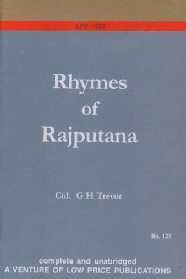 9788175362932: Rhymes of Rajputana