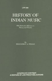 Imagen de archivo de History of Indian Music With Particular Reference to Theory and Practice a la venta por Books in my Basket