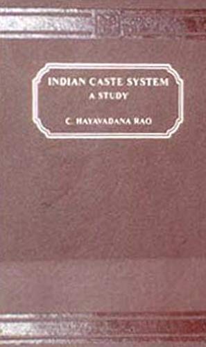 Stock image for Indian Caste System A Study for sale by Books in my Basket