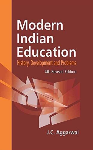 9788175413320: Modern Indian Education: History,Development and Problems