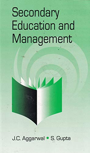 Stock image for Secondary education and management for sale by Books Puddle