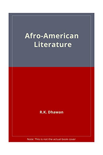 Stock image for Afro-American Literature for sale by Books Puddle