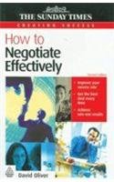 Beispielbild fr How to Negotiate Effectively zum Verkauf von medimops