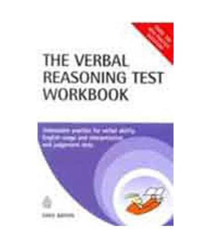 9788175545205: The Verbal Reasoning Test Workbook
