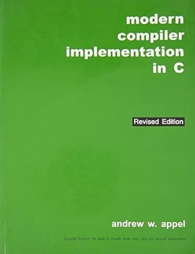 Imagen de archivo de Modern Compiler Implementation in C a la venta por HPB-Red