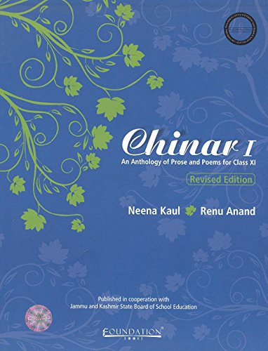 9788175963153: Chinar - I: An Anthology Of Prose And Poems For Class Xi (J And K Board): V. I (Chinar: Jammu And Kashmir State Board Of School Education)