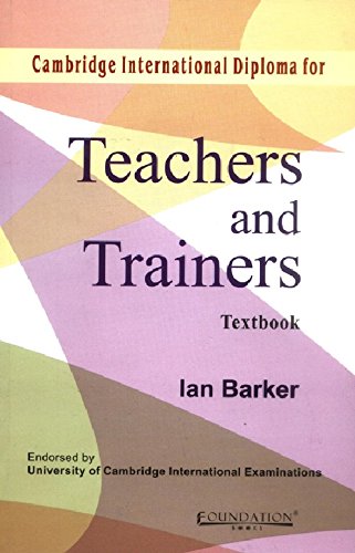 9788175963498: Cambridge International Diploma for Teachers and Trainers Textbook