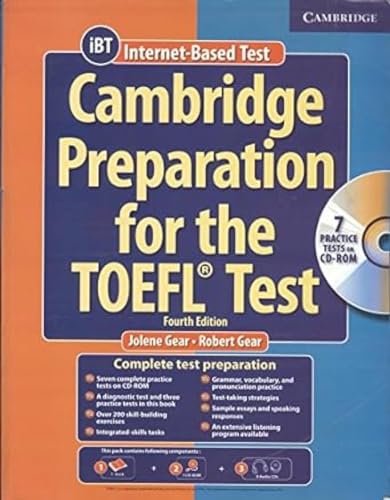 9788175964938: Cambridge Preparation For The Toefl Test Book With 1 Cd-Rom And 8 Audio Cd