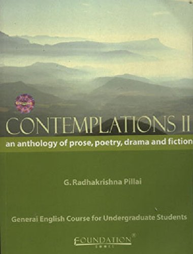 9788175965096: Contemplations: v. II: An Anthology of Prose, Poetry, Drama, and Fiction [Periyar University] (Contemplations: An Anthology of Prose, Poetry, Drama, and Fiction [Periyar University])