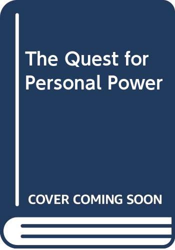 Imagen de archivo de The Quest for Personal Power a la venta por Books Puddle