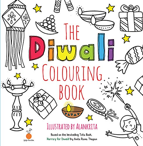 9788176212922: The Diwali Colouring Book (Book + Colour Pencil) [Paperback]